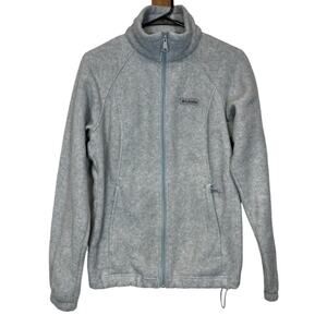 Columbia Benton Springs‎ Gray Long Sleeve Full Zip Jacket Size M
